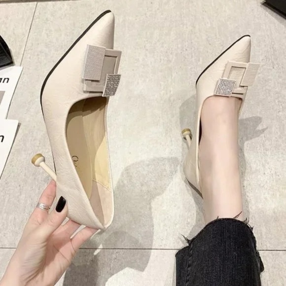 high heels new chunky heel fashion shoes - Picture 5 of 8